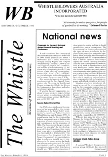 November 1995 — published cover