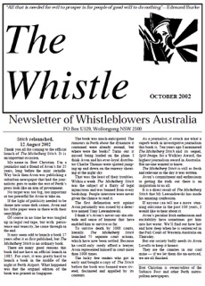 October 2002 — published cover