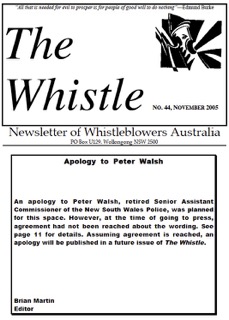 November 2005 — published cover